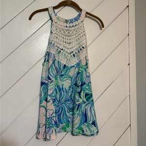 Lilly Pulitzer Blue and Green Tank Top